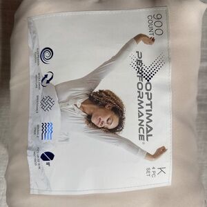 King size 4 pc sheet set